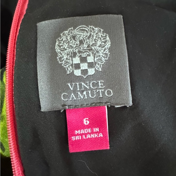 Vince Camuto Floral High Neck Maxi Dress Size 6 - Picture 9 of 11